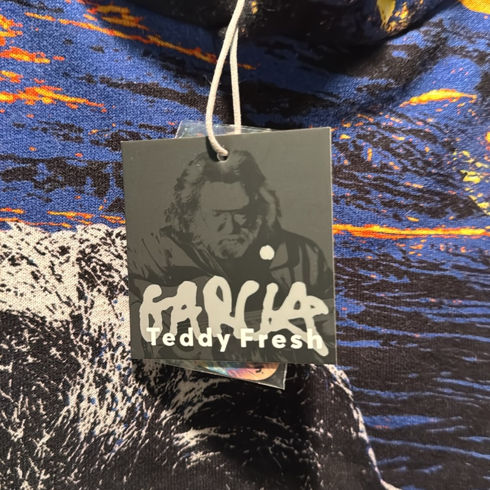 Teddy Fresh x Jerry Garcia Purple Unisex Hoodie - Picture 4 of 13